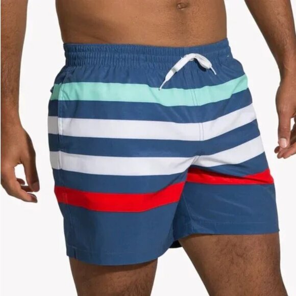 CHUBBIES The Me Likey The Stripey 5.5" Classic Men's Swim Trunks - Size XL - Picture 1 of 15